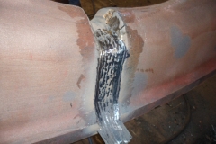 Repair cracked Fairlead Sheave